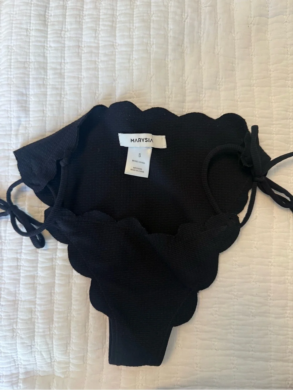 Marysia scallop low rise bikini bottoms size small - Picture 5 of 6